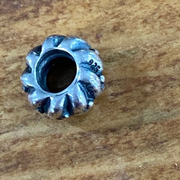 Pandora hearts & dots spacer bead charm 925 ALE gift silver bracelet add on - Picture 2 of 5